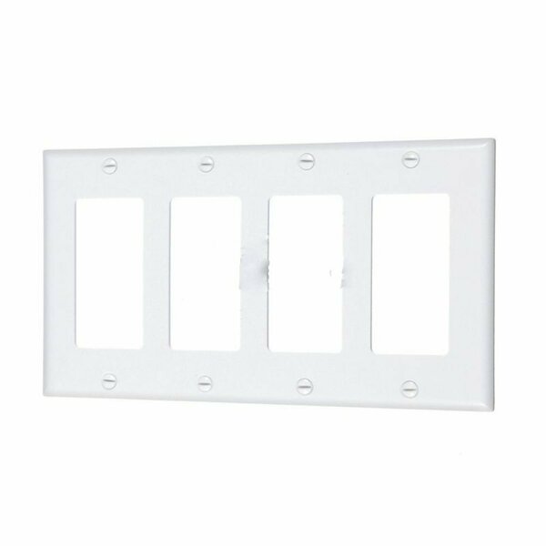 American Imaginations Rectangle White Electrical Switch Plate Plastic AI-37091